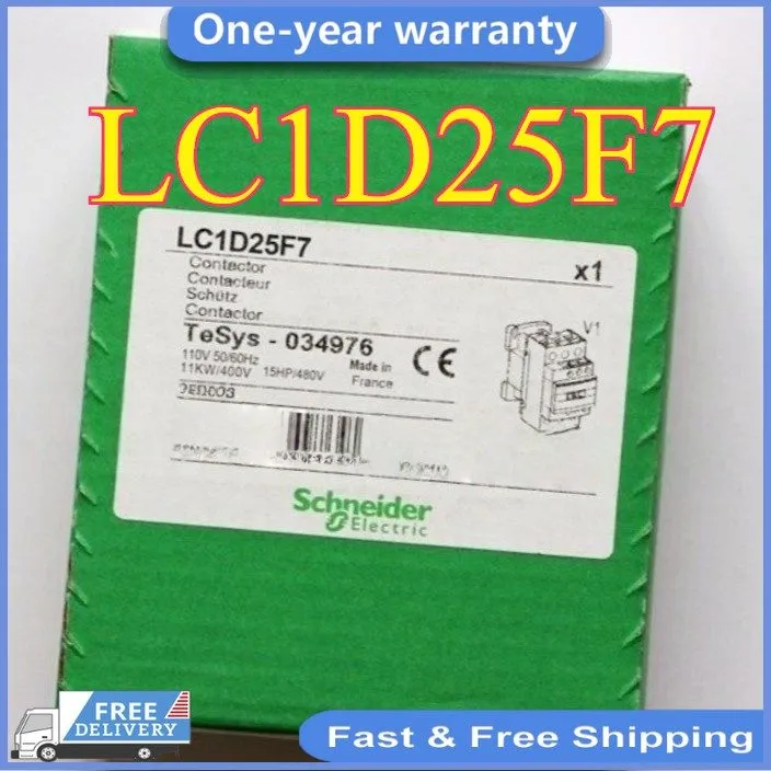 Контактор Schneider Electric LC1D25F7 TeSys D Power Contactor 25A, 110V AC