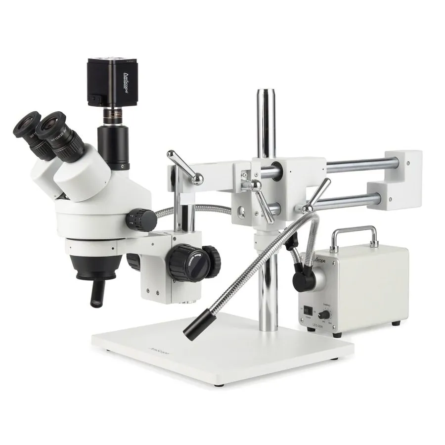 Микроскоп AmScope 3.5X-90 Trinocular Stereo Microscope 8MP HDMI/WiFi/LAN Camera 