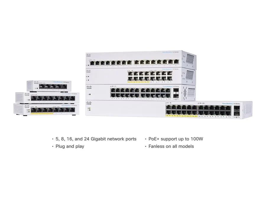 Коммутатор Cisco CBS110-5T-D Switch