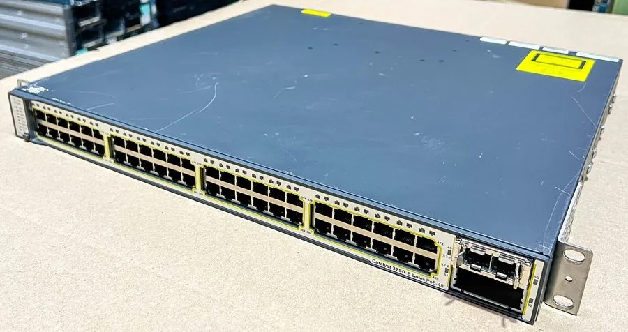 Коммутатор Cisco WS-C3750E-48PD-S Catalyst 3750 Switch 48 PoE GE 2 10GE