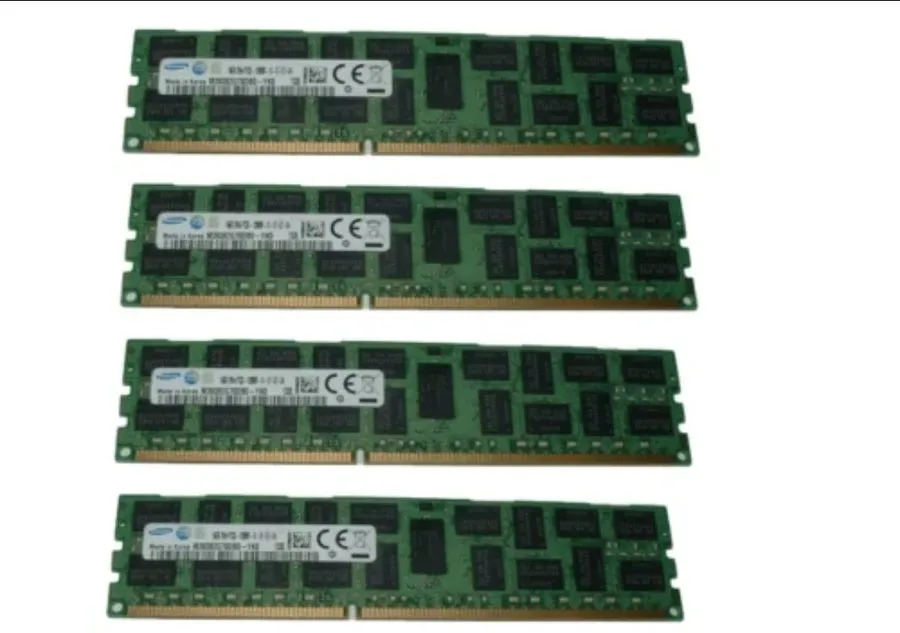 Модуль памяти Set of 4 Samsung RAMs 16GB 2Rx4 PC3 (DDR3) 12800R — фото лота 1
