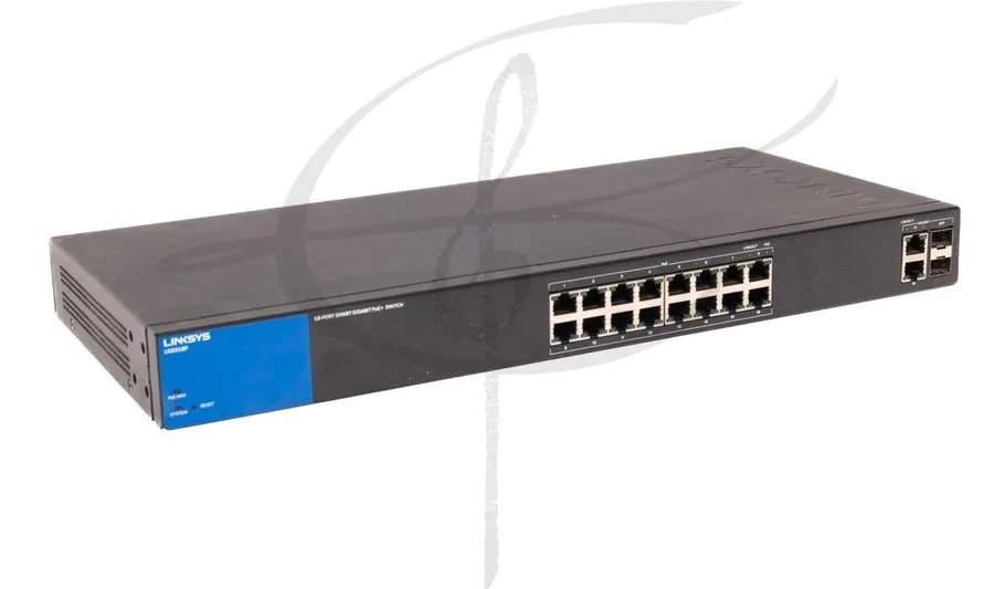 Коммутатор Linksys LGS318P 18-Port Smart Gigabit PoE+ Managed Network Switch 125
