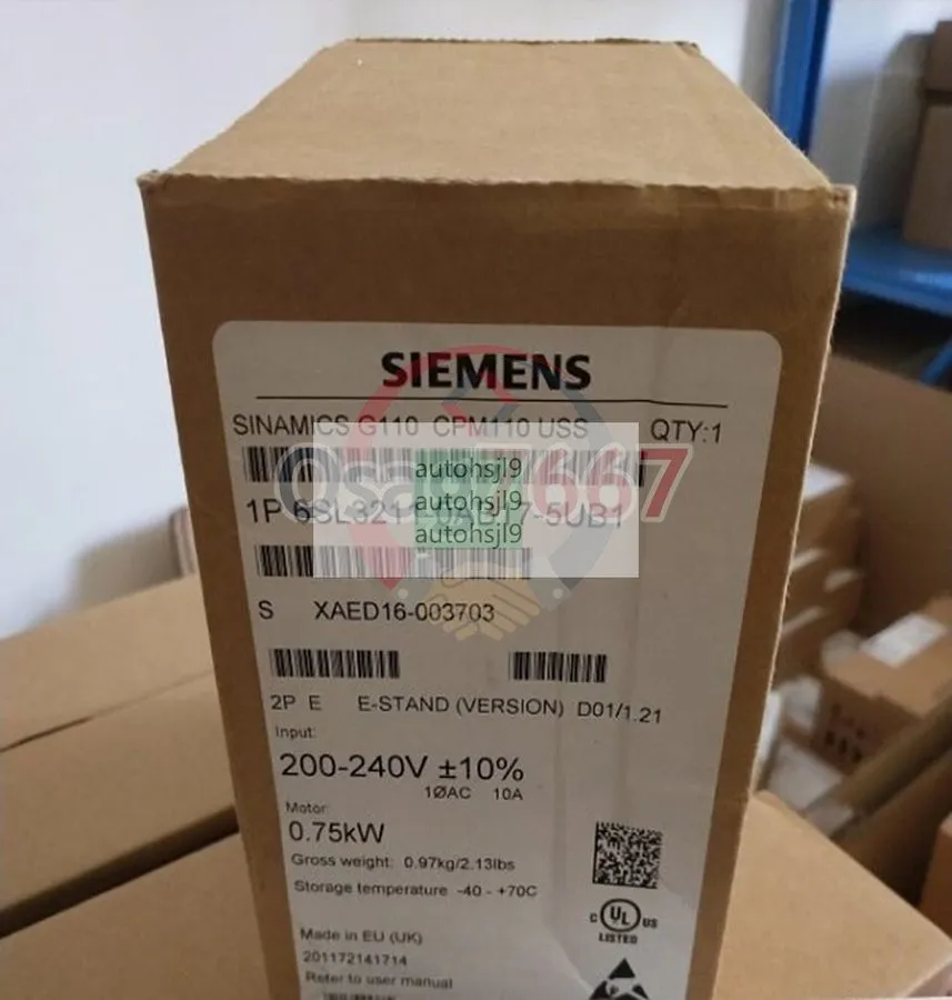 Частотный преобразователь Siemens G110 0.75KW inverter 6SL3211-0AB17-5UB1