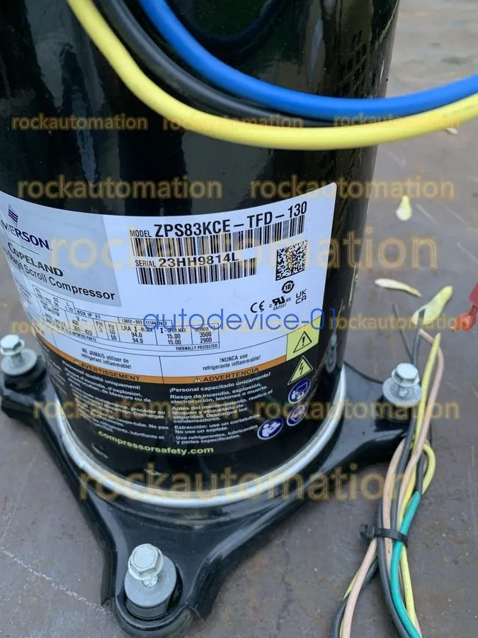 Компрессор Copeland Scroll ZPS83KCE-TFD-130 83,000 BtuH Compressor 460V 3Ph 410 