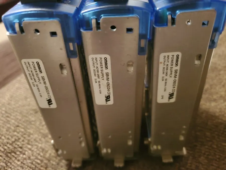 Блок питания Omron S8VM-05024CD DIN Rail Switching Power Supply 24VDC 2.2A Adjus — фото лота 2