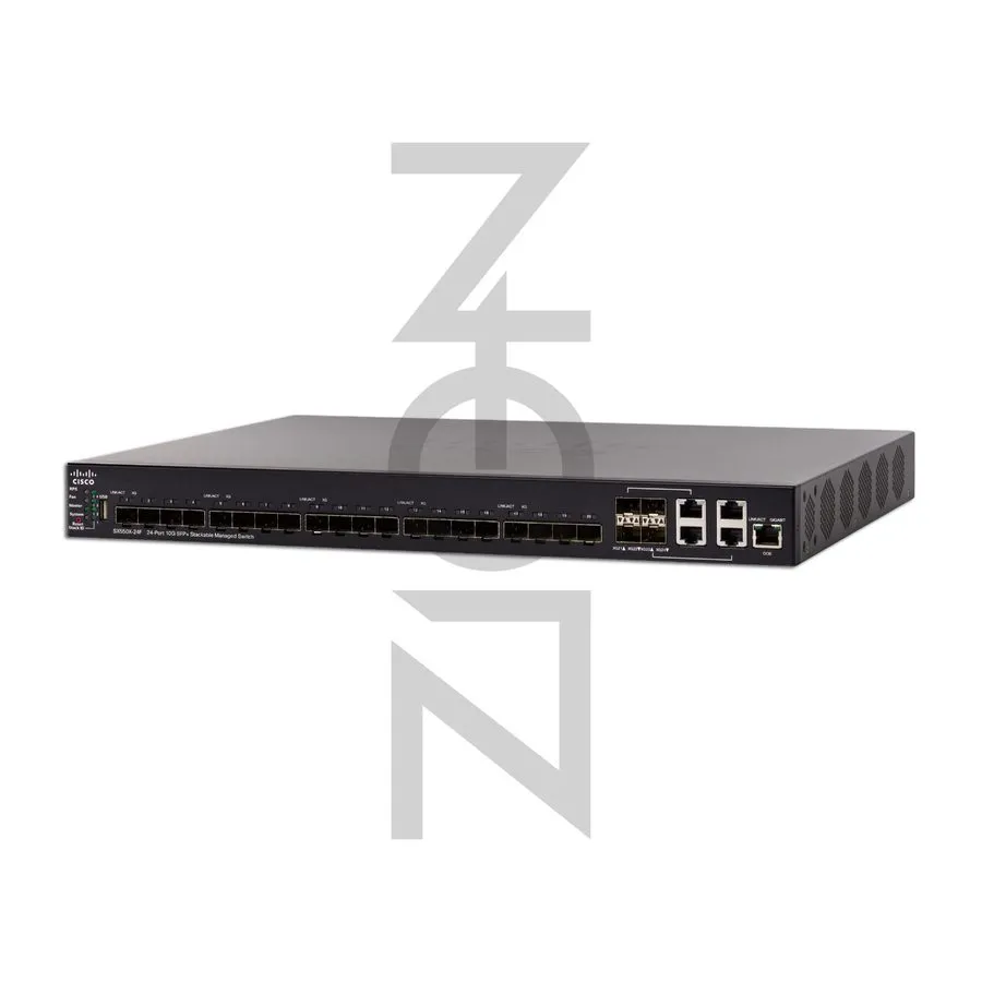 Коммутатор Cisco SX550X-24F-K9 24-Port 10G SFP+ Managed Ethernet Switch