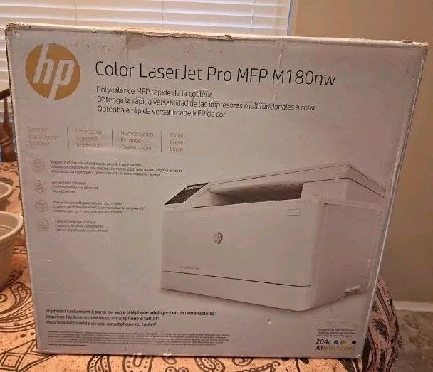 Лазерный принтер HP Color Laserjet Pro M180nw All-in-One Wireless Color Laser Pr