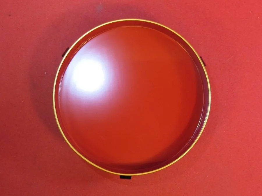 Оборудование видеонаблюдения Japanese Wajima Lacquer Kashiki Tripod Bowl Kajima — фото лота 1