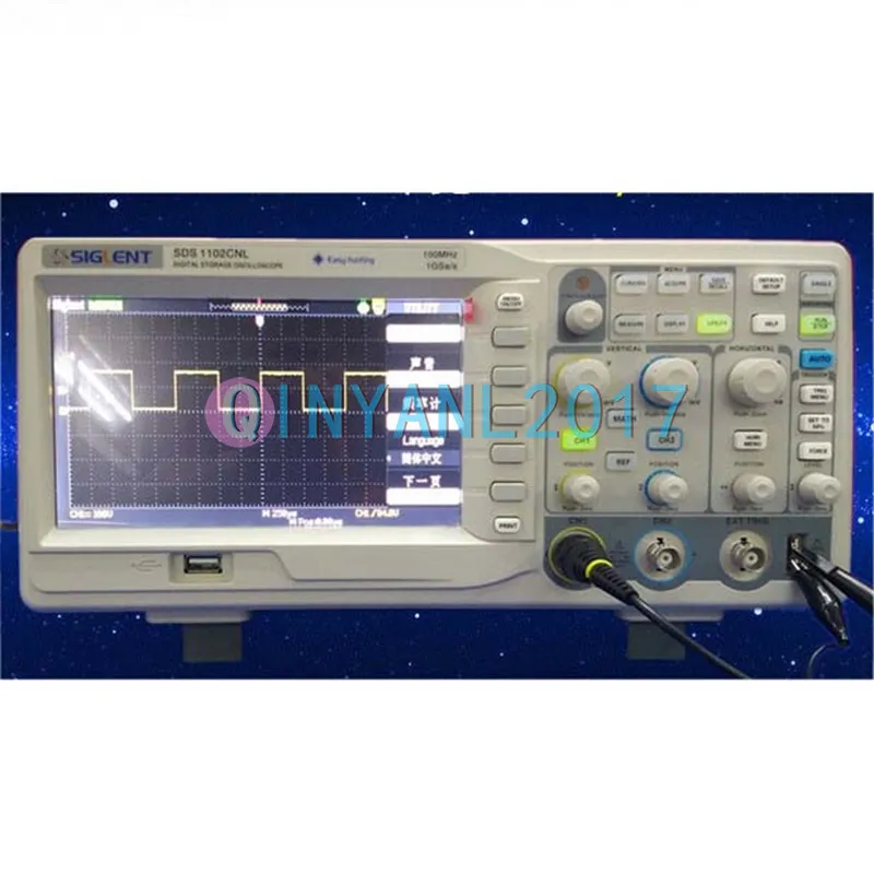 Осциллограф Siglent SDS1102CNL 2CH+1 EXT Digital Oscilloscope 100MHz 1GSa/s 40Kp