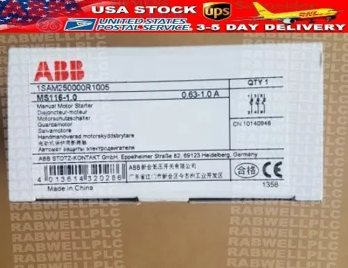 Автоматический выключатель ABB MS116-1.0 (0.63-1.0A) Motor Protection Circuit Br