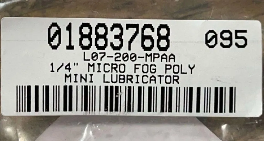 Лубрикатор Norgren IMI Mini Lubricator L07-200-MPAA 1/4 Micro Fog Poly 150PSIG P — фото лота 2