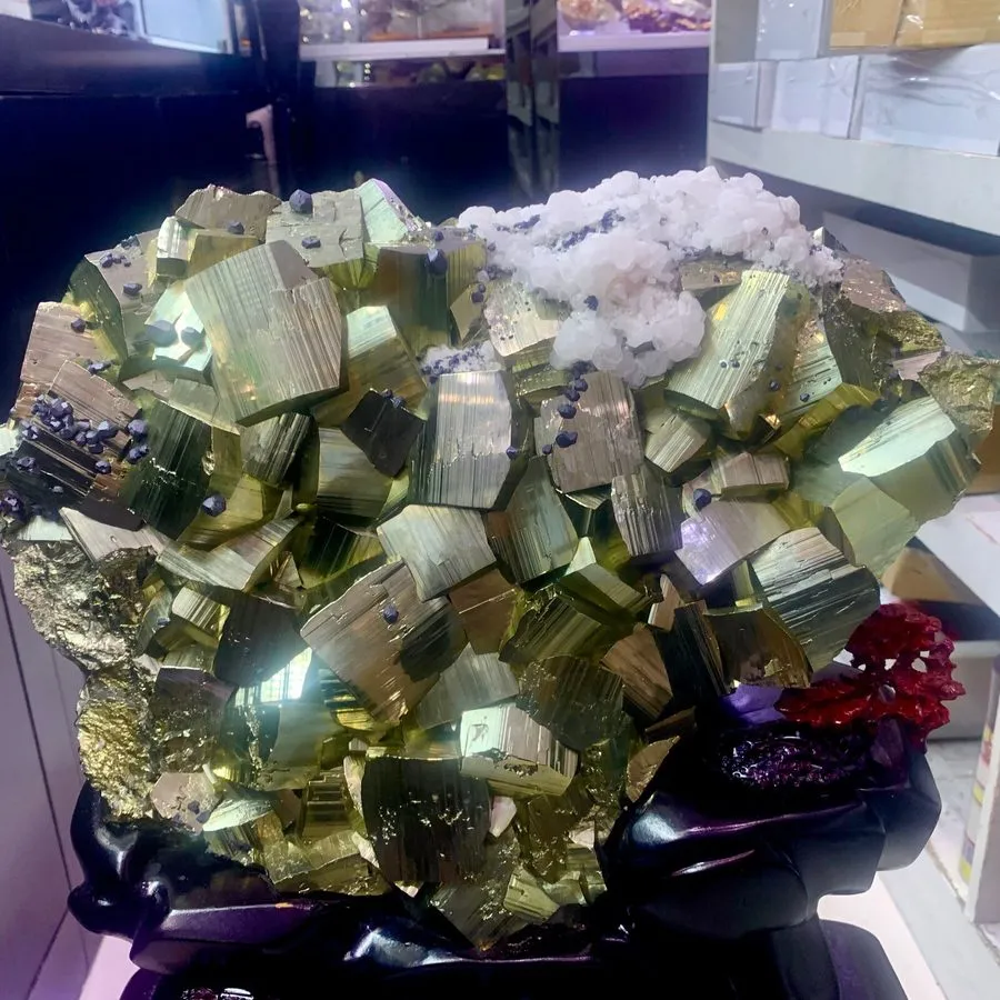 Лабораторный прибор 59.4LB Natural Chalcopyrite Calci Crystal Clustrare Mineral