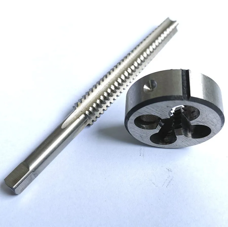 Режущий инструмент 1 Set HSS TR Taps & Die Trapezoidal Metric Right Hand Thread 