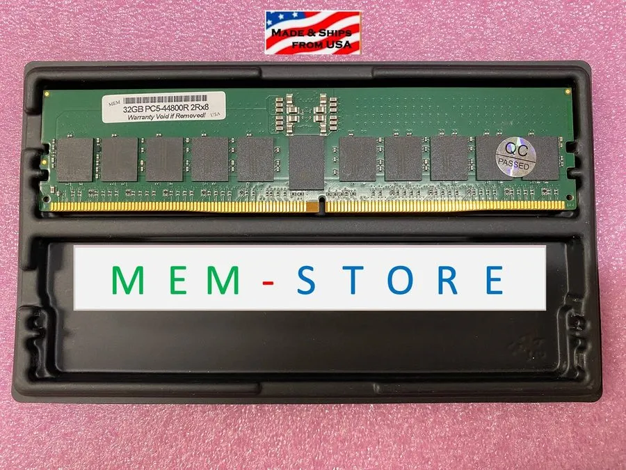 Сервер 32GB Dell PowerEdge C6600 C6620 Compatible DDR5-5600MHz ECC RDIMM Memory 