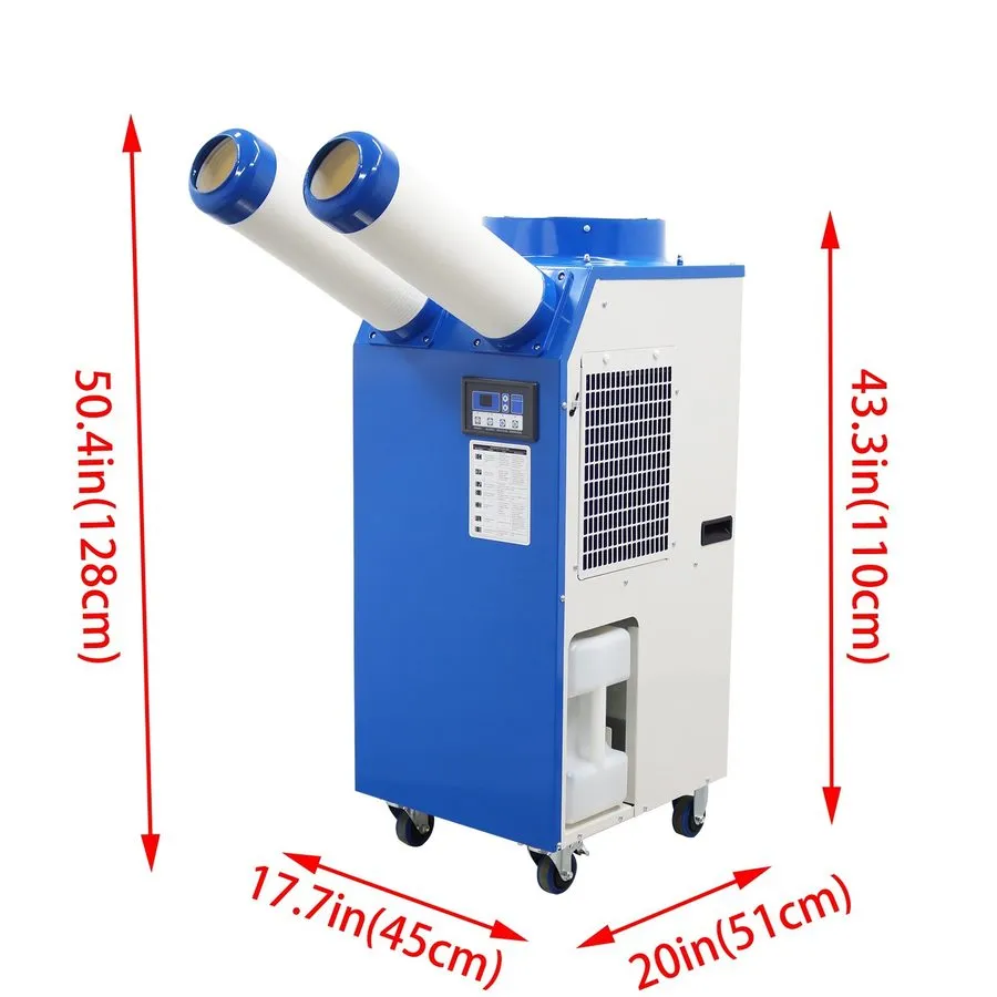 Кондиционер 2Outlet Industrial Air Conditioner Local Cooling Equipment with Whee