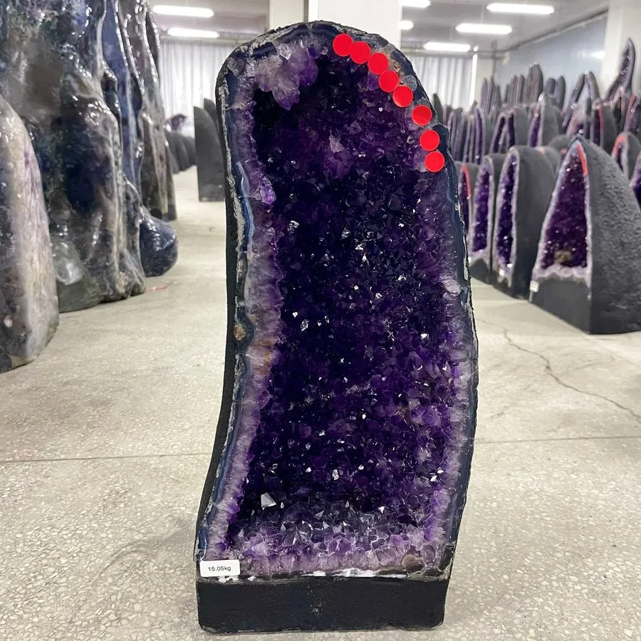 Лабораторный прибор 33.11LB TOP Natural amethyst geode quartz cluster crystal ca