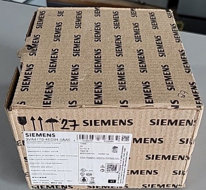Автоматический выключатель Siemens 3VA4170-4ED34-0AA0 Circuit Breaker 3P/70A /48