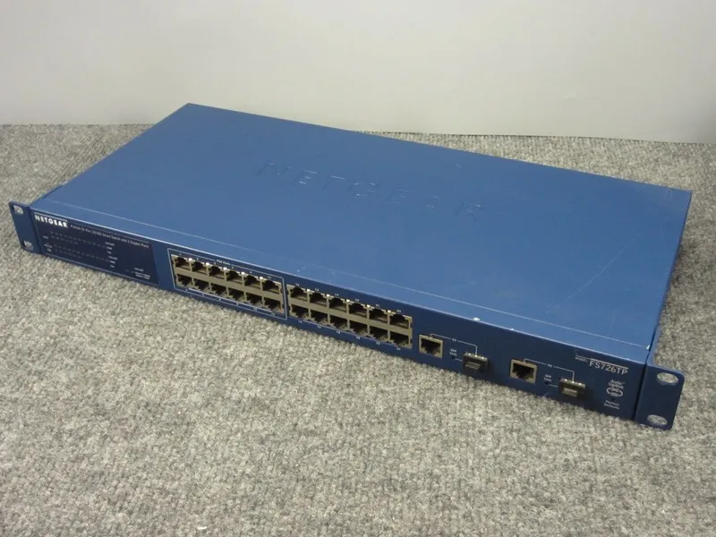 Коммутатор Netgear Prosafe FS726TP V1 24-Port 12-Port PoE Smart Ethernet Switch