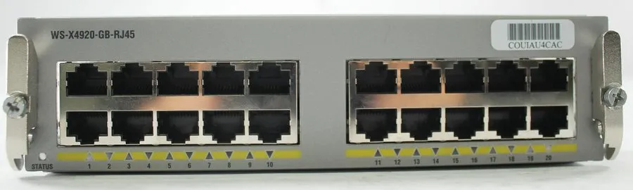 Коммутатор Cisco WS-X4920-GB-RJ45 20 Port 10/100/1000 RJ45 Switch