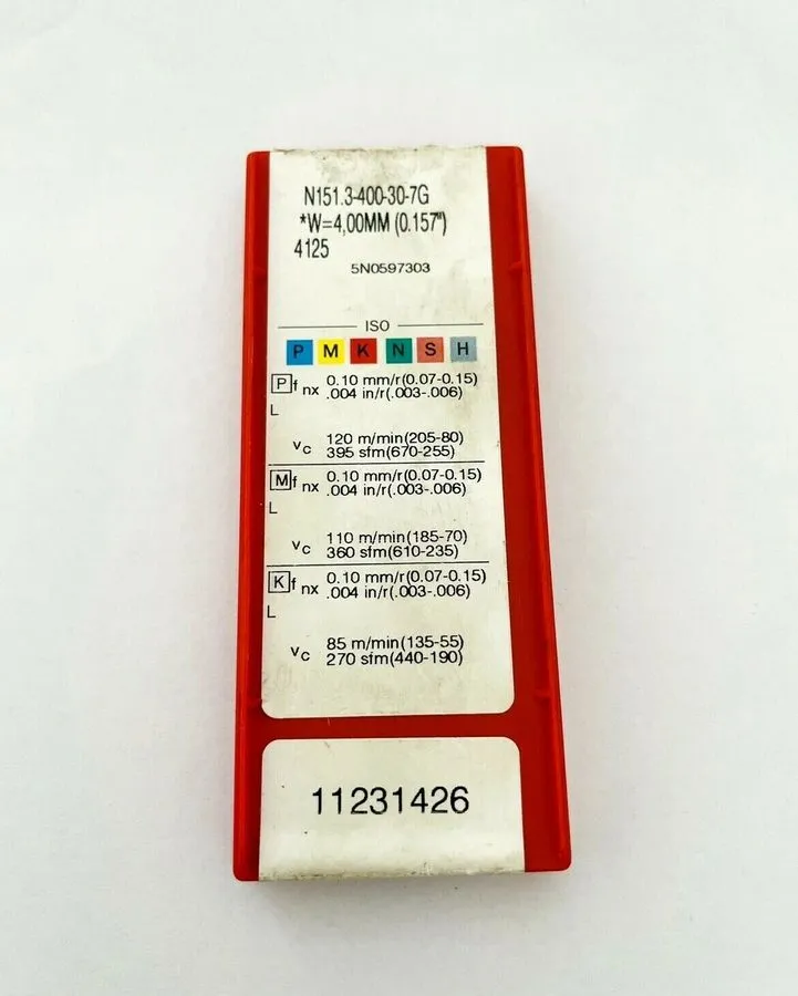 Режущий инструмент 10 Authentic Sandvik N151.3-400-30-7G 2135 carbide insert gro