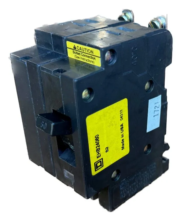 Автоматический выключатель EHB24060 Square D Bolt-On 480V 60A 2 pole circuit bre