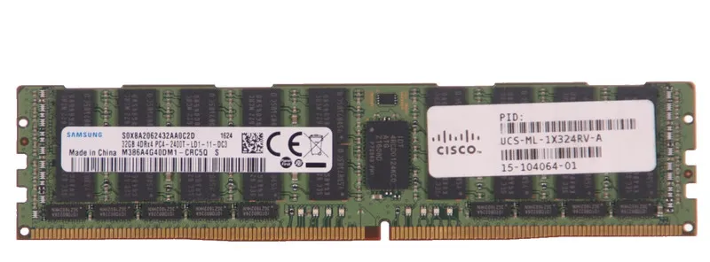 Модуль памяти Samsung 32GB 2Rx4 PC4-2400T-LD1-11 Server RAM M386A4G40DM1-CRC5Q
