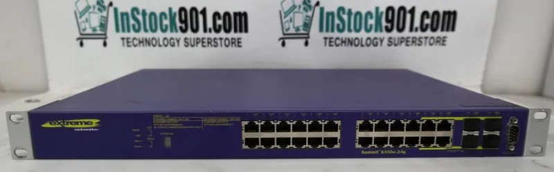 Коммутатор EXTREME Summit X450E-24P 24-Port Gigabit Ethernet PoE SFP Network Swi