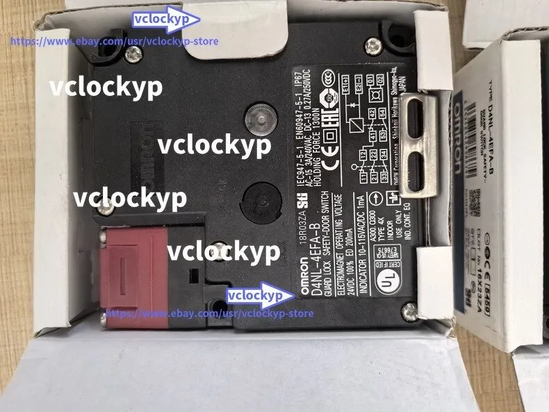 Коммутатор Omron D4NL-4EFA-B Electromagnetic Lock Safety Door Switch — фото лота 3