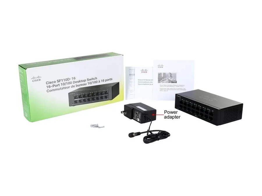Коммутатор CISCO SF110D-16 16 Port Ethernet Desktop Switch