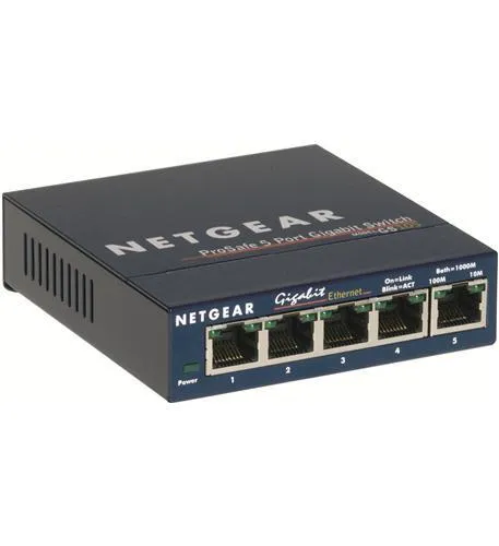 Коммутатор NETGEAR ProSafe GS105 Desktop Switch 5-Port Gigabit GS105NA