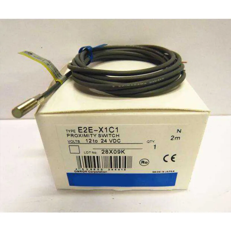 Датчик приближения Omron E2E-X1C1 Proximity Sensor, NPN NO, 1mm Range, 12-24VDC,