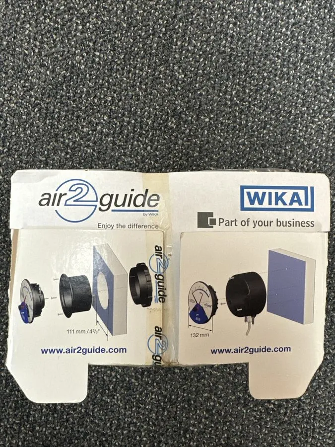 Трубопроводная арматура Wika Pressure Gauge Air2Guide: 5" W.C Scale — фото лота 2