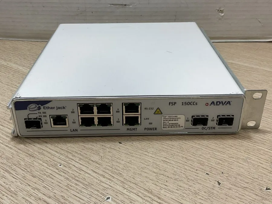 Операторское оборудование ADVA FSP 150CCs-925 ETHERNET DEMARCATION OC3 OC12 200- — фото лота 2
