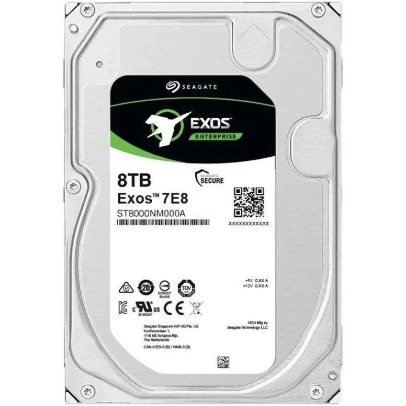 Жёсткий диск Seagate ST8000NM000A Exos 8TB 7E8 3.5" SATA 6Gb/s 7.2K 256MB Hard D