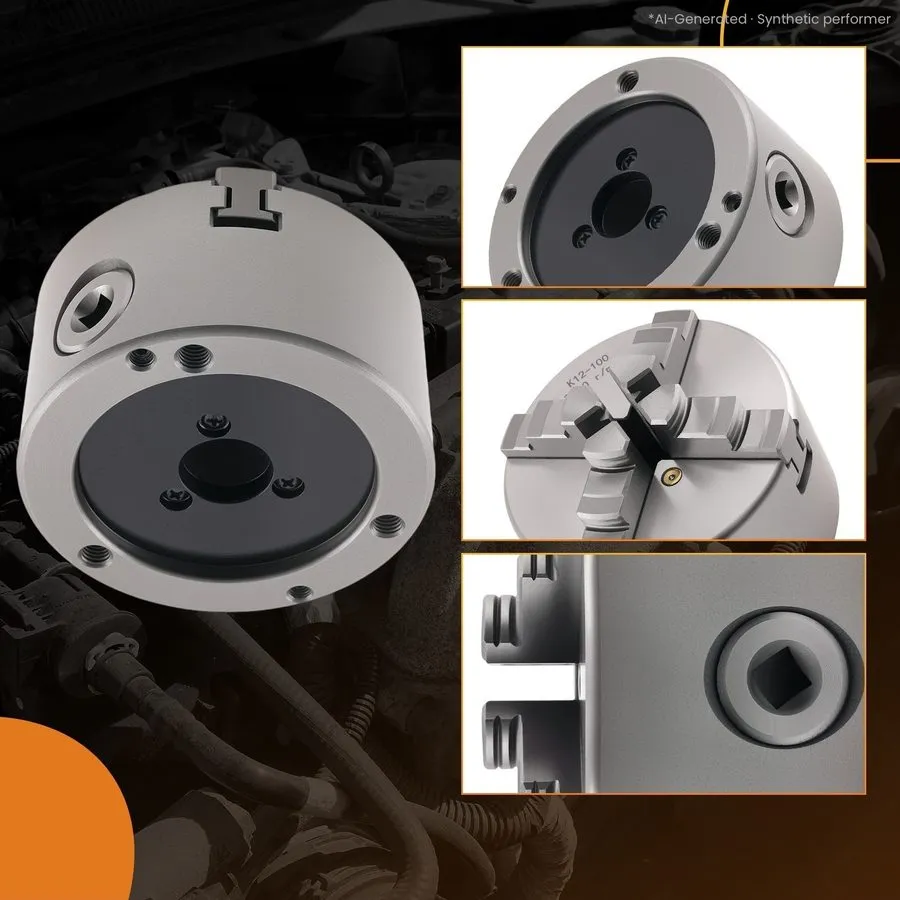 Режущий инструмент 100mm Lathe Chuck K12-100 4 Jaw Self Centering — фото лота 2