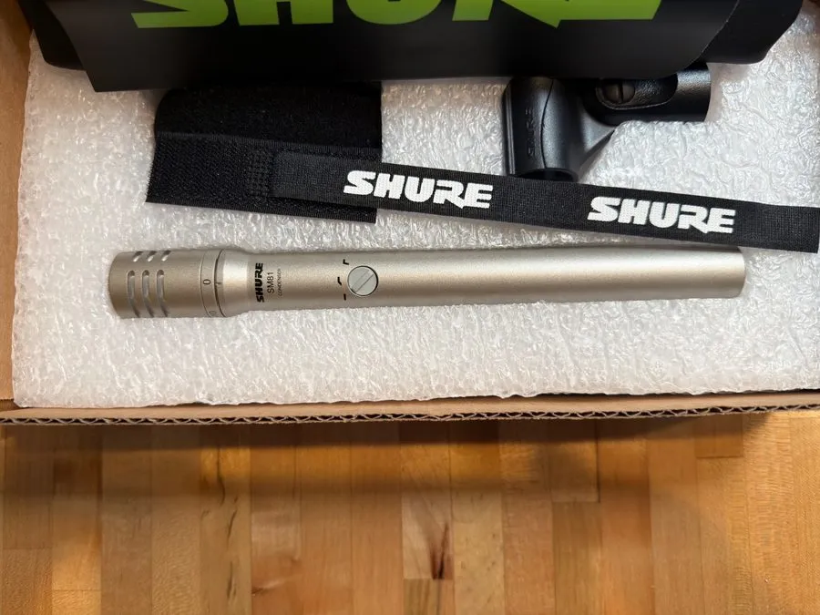Микрофон Shure SM81-LC Cardioid Condenser Instrument Microphone