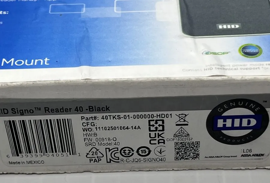 Клавиатура HID Signo Keypad er 40-Black 40KTKS-03-0005MQ