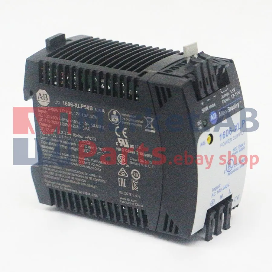 Блок питания Allen-Bradley 1606-XLP50B Bulletin 1606 DIN Rail Power Supply 50W 1
