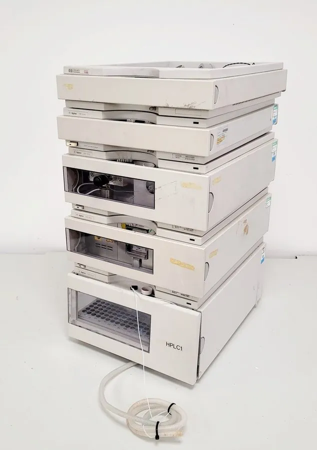 Хроматограф HP/Agilent 1100 HPLC System Pump Autosampler G1314A VWD Detector #18 — фото лота 1