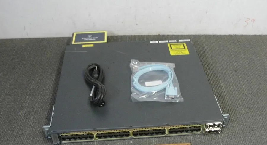 Коммутатор Cisco Catalyst WS-C3750E-48PD-SF 48-Port Gigabit PoE 2x 10GbE X2 Swit