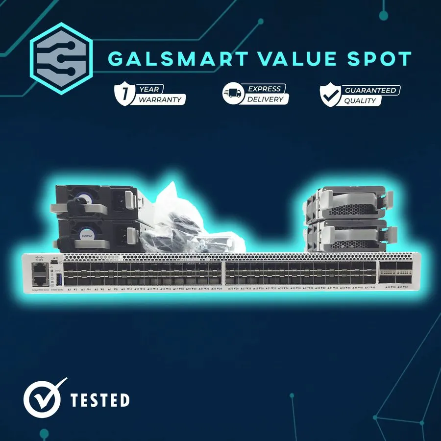 Коммутатор C9500-48Y4C-A Cisco 9500 48-Port 25G SFP28 4x100G QSFP28 Network Swit