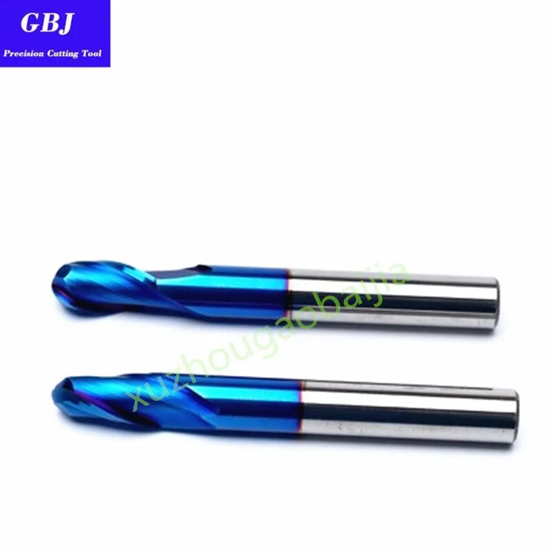 Режущий инструмент Solid Carbide 2 Flute Ballnose Endmill TLM HRC60-HRC63 Profil