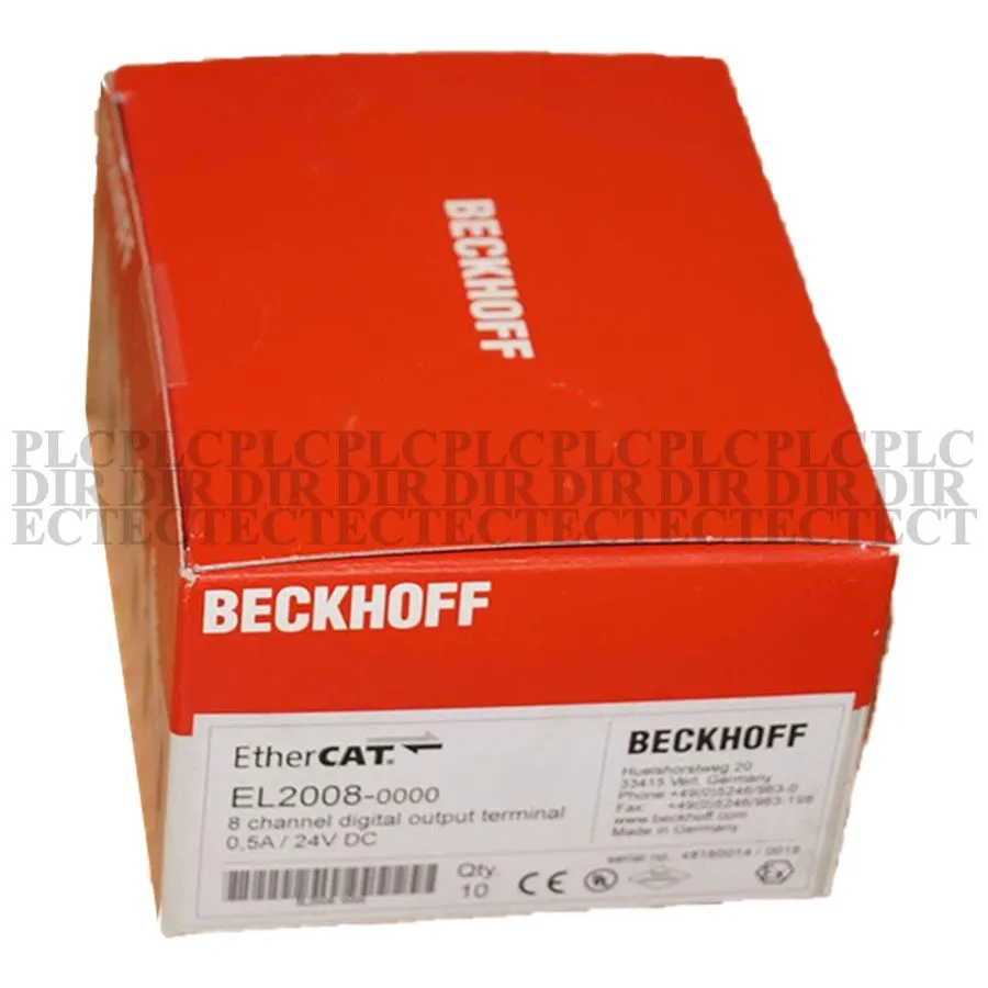 Модуль ввода-вывода EL2008-0000 BECKHOFF EtherCAT Terminal 8-channel digital out