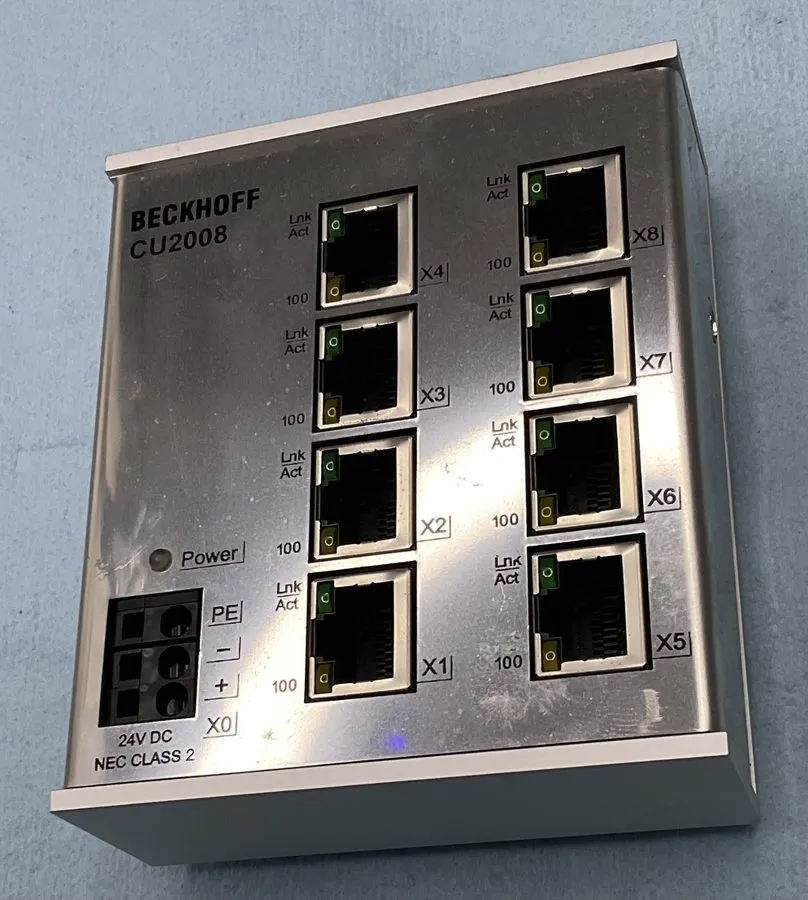 Коммутатор BECKHOFF CU2008 8-Port Ethernet Switch 24VDC