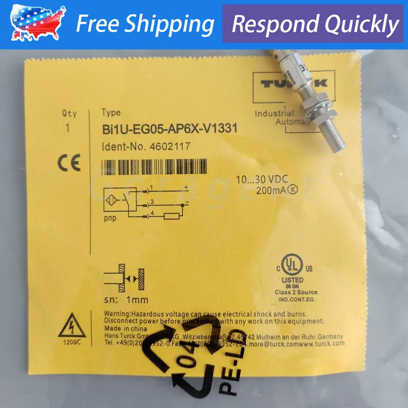 Датчик приближения TURCK BI1U-EG05-AP6X-V1331 Proximity switch sensor