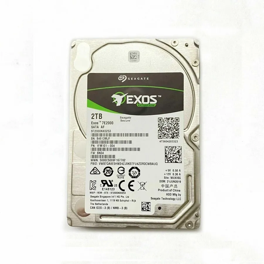 Жёсткий диск Seagate ST2000NX0253 Exos 7E2000 2TB SATA 6Gb/s 7200 RPM 2.5” Hard
