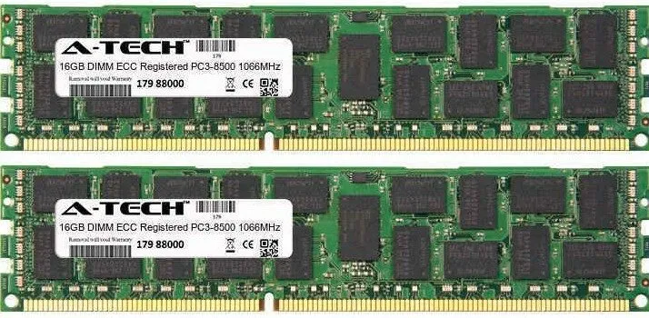 Модуль памяти 32GB 2x 16GB Dell PowerEdge T320 T420 T610 T620 Memory RAM DDR3 PC