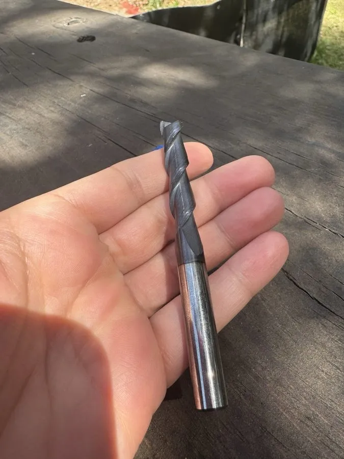 Режущий инструмент Seco 3/8” 2 Flute Solid Carbide Corner Radius End Mill 0.010” — фото лота 2