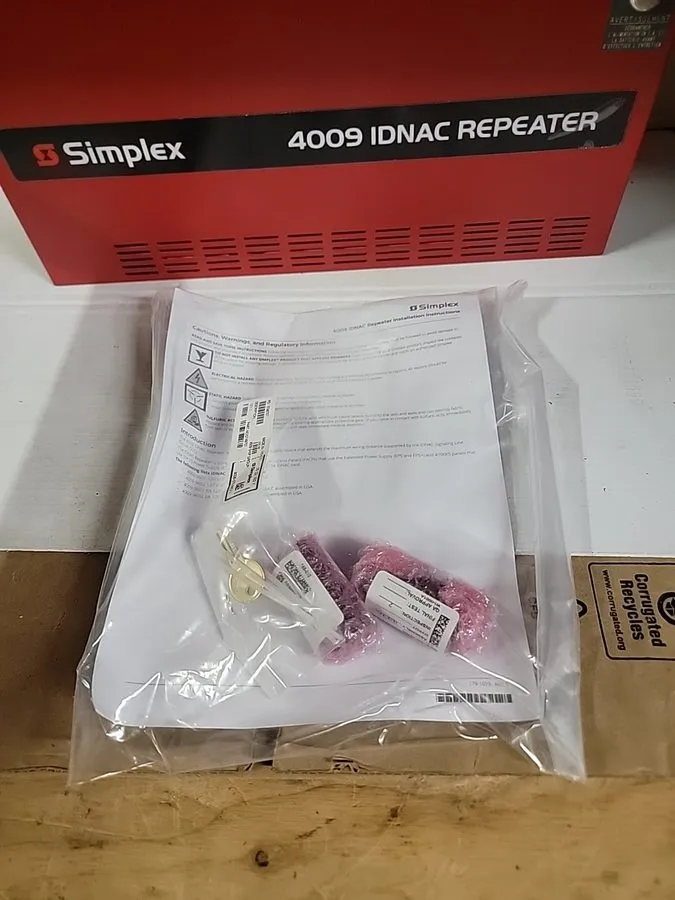 Оборудование пожарной сигнализации SIMPLEX 4009-9602 IDNAC REPEATER RED 07431022