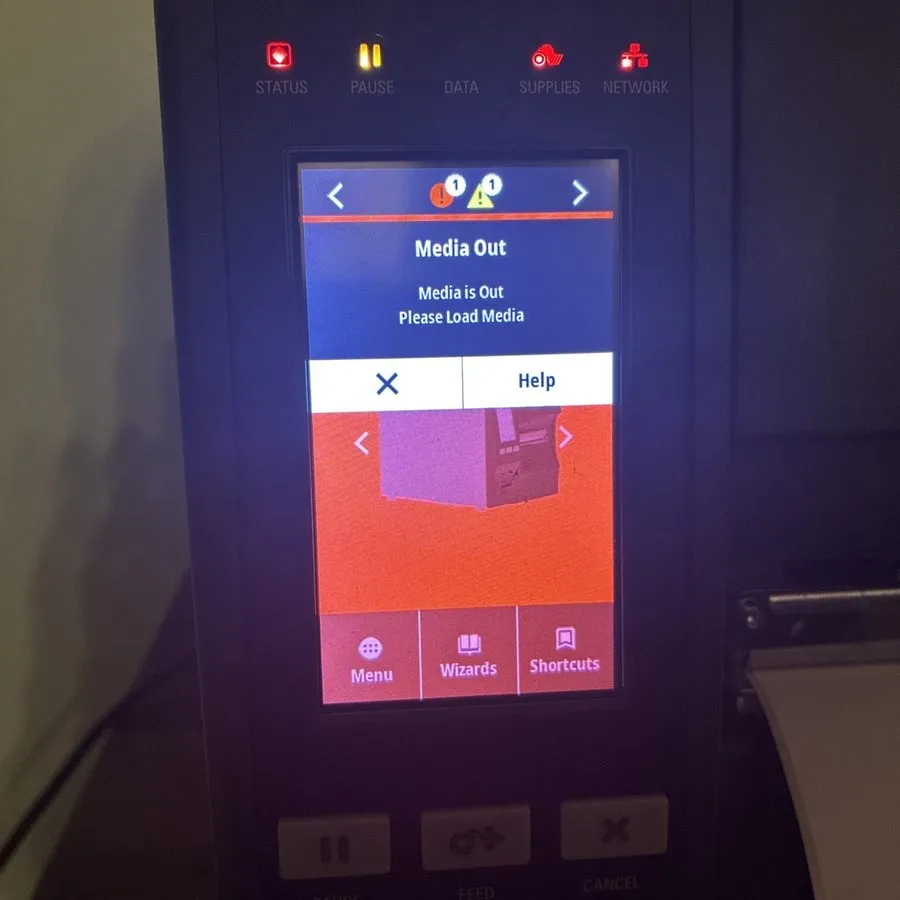 Принтер этикеток Zebra ZT411 Thermal Transfer Label Printer 300 dpi Peel Rewind  — фото лота 1
